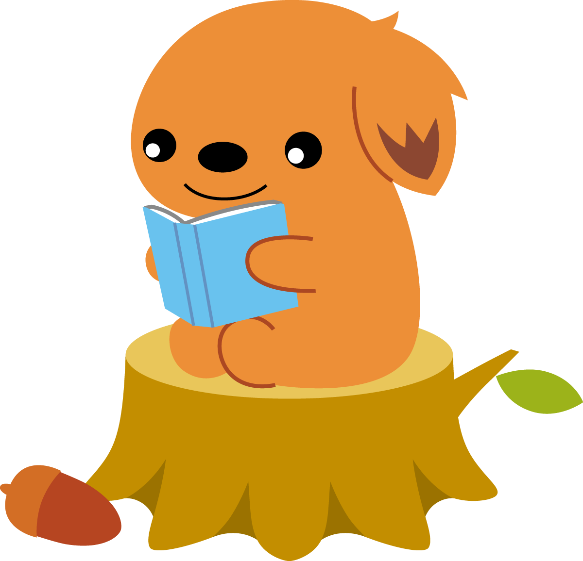 読書する犬（印刷用カラー）