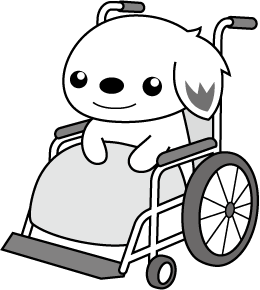 車椅子（モノクロ）